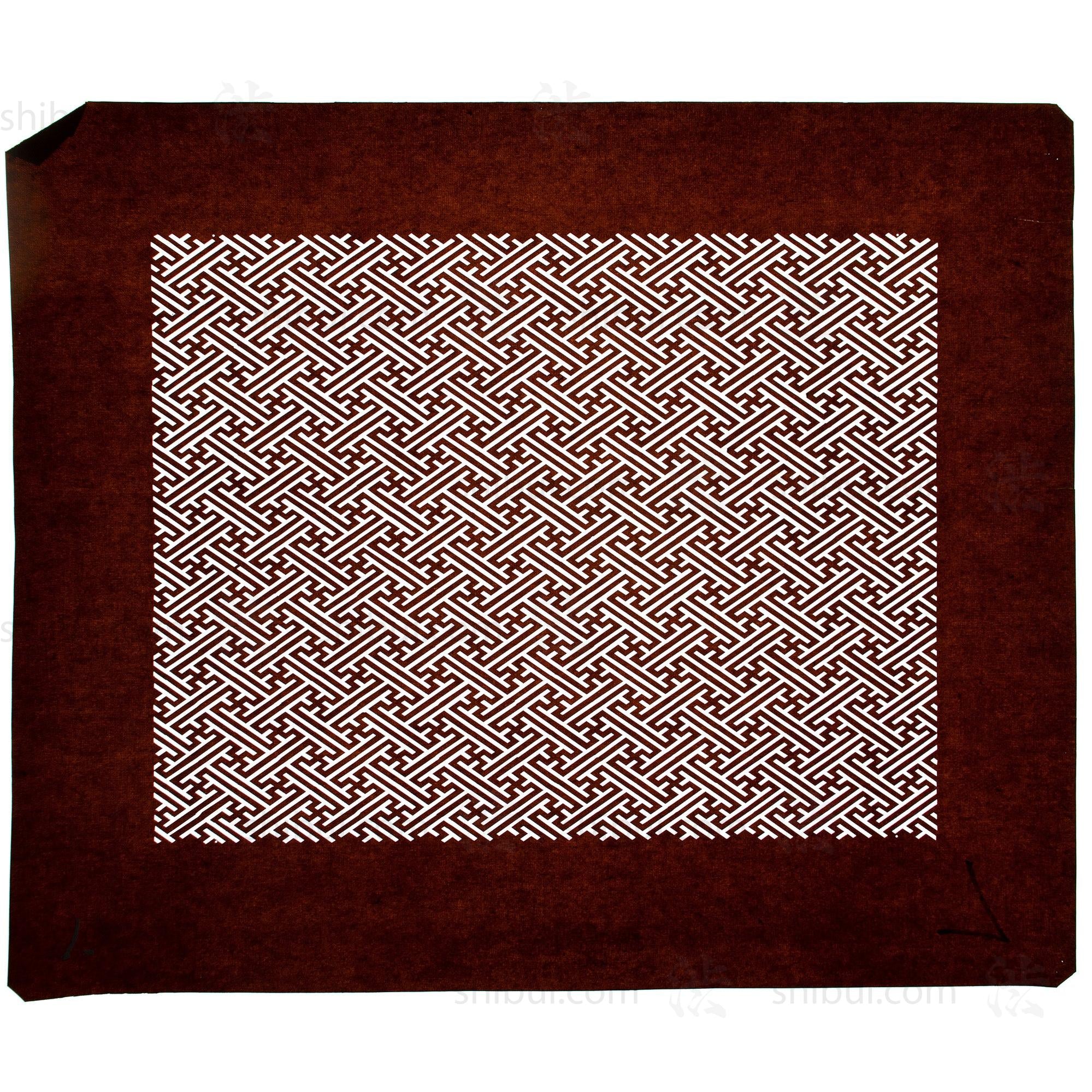 Katagami Japanese Lacquered Paper Stencil