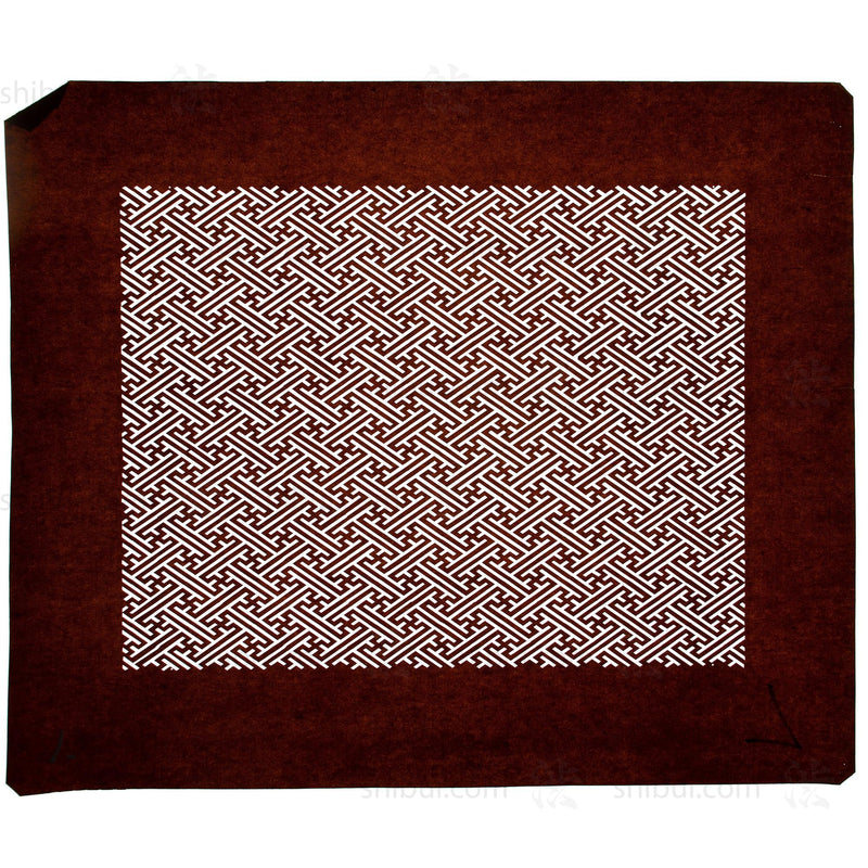 Katagami Japanese Lacquered Paper Stencil