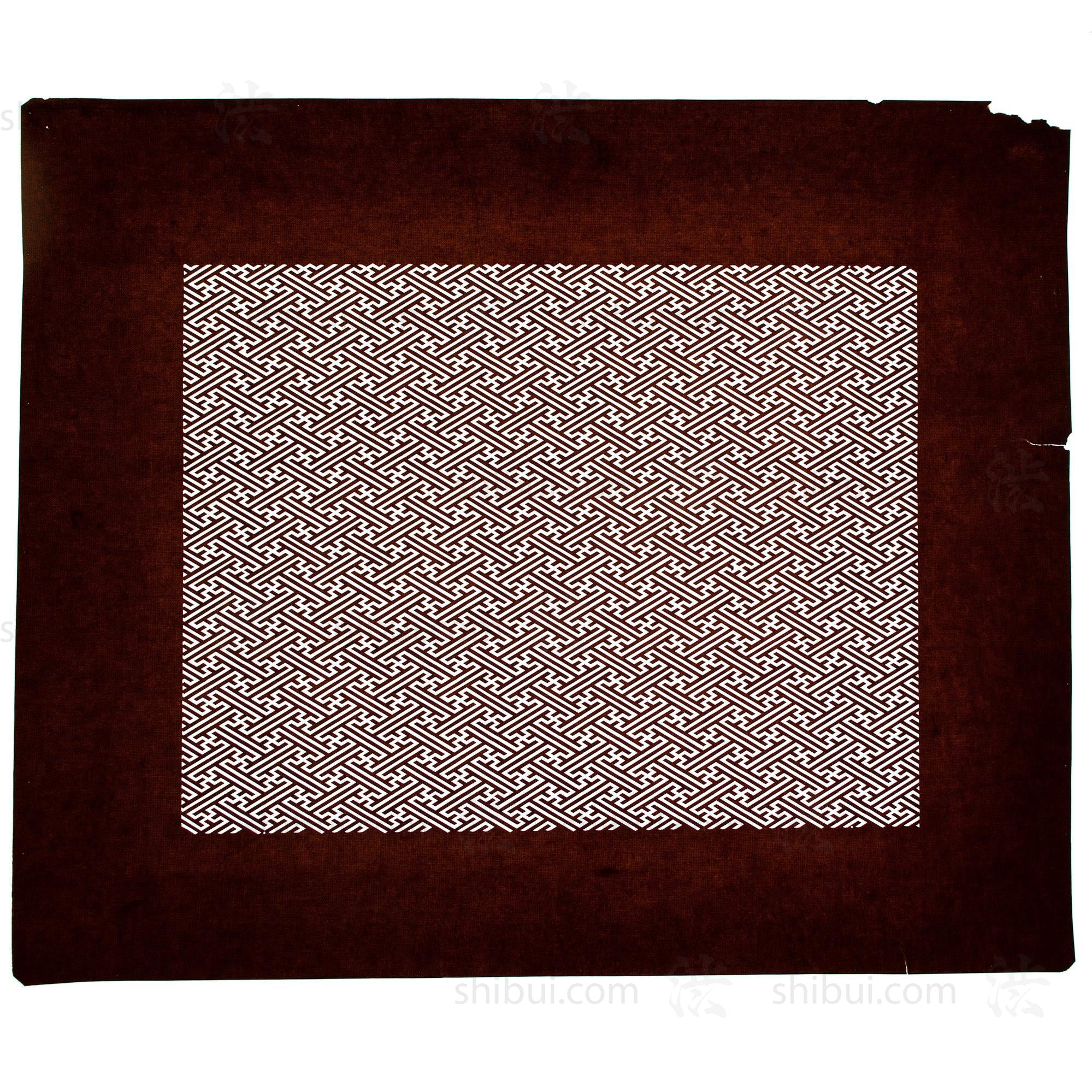 Katagami Japanese Lacquered Paper Stencil