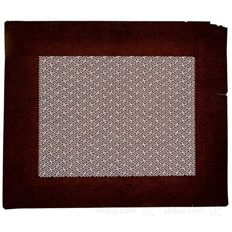 Katagami Japanese Lacquered Paper Stencil