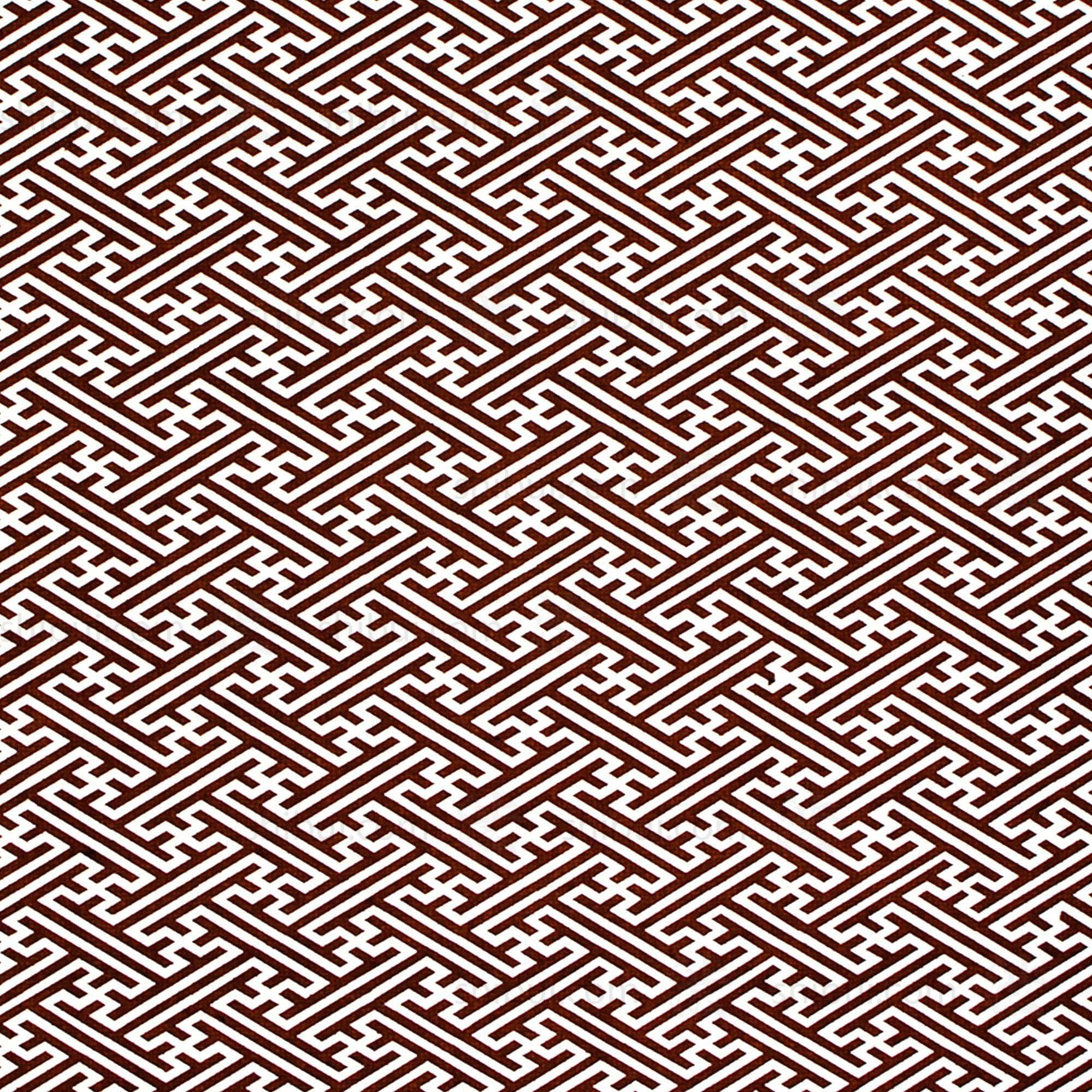 Katagami Japanese Lacquered Paper Stencil