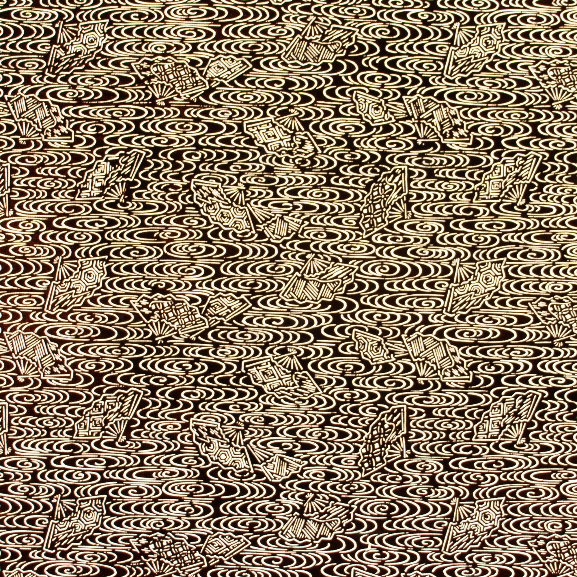 Katagami Japanese Lacquered Paper Stencil