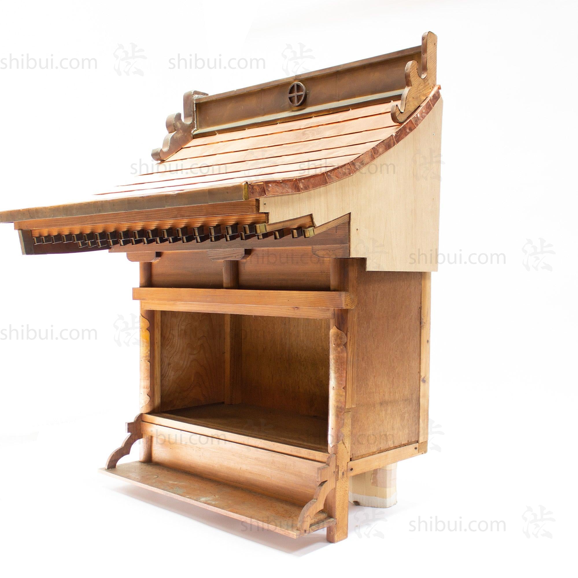 Large Kamidana - Shinto Shrine - with Copper Roof.