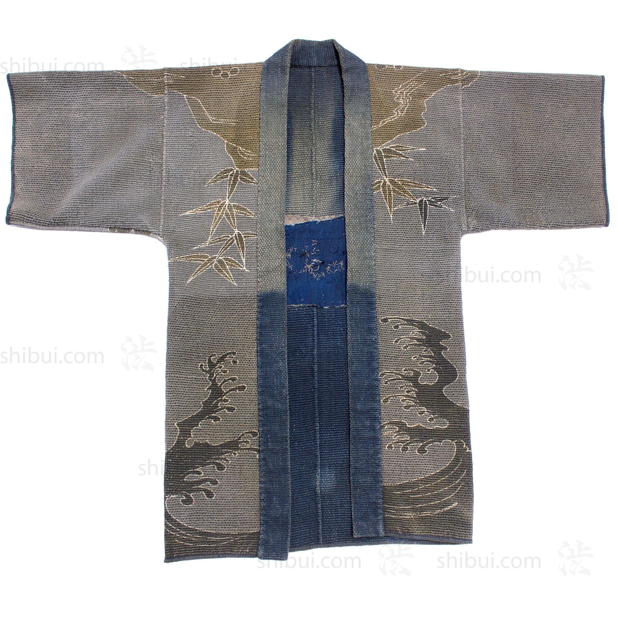 Koi Tsutsugaki Hanten Antique Fireman's Coat