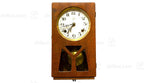 clock in rectangular wooden body Beautiful Japanese Antique Wall Clock