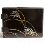 Small Lacquered Box Japanese Antique Storage Decor