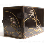 Small Lacquered Box Japanese Antique Storage Decor