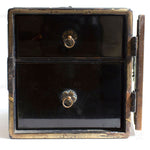 Small Lacquered Box Japanese Antique Storage Decor