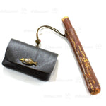 Tobacco Pouch with Cherry Bark Pipe Case