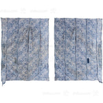 Katazome Futon Cover with Turtle, Crane and Bamboo Motif