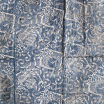 Katazome Futon Cover with Turtle, Crane and Bamboo Motif