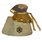 Samurai fireman's Leather Hat