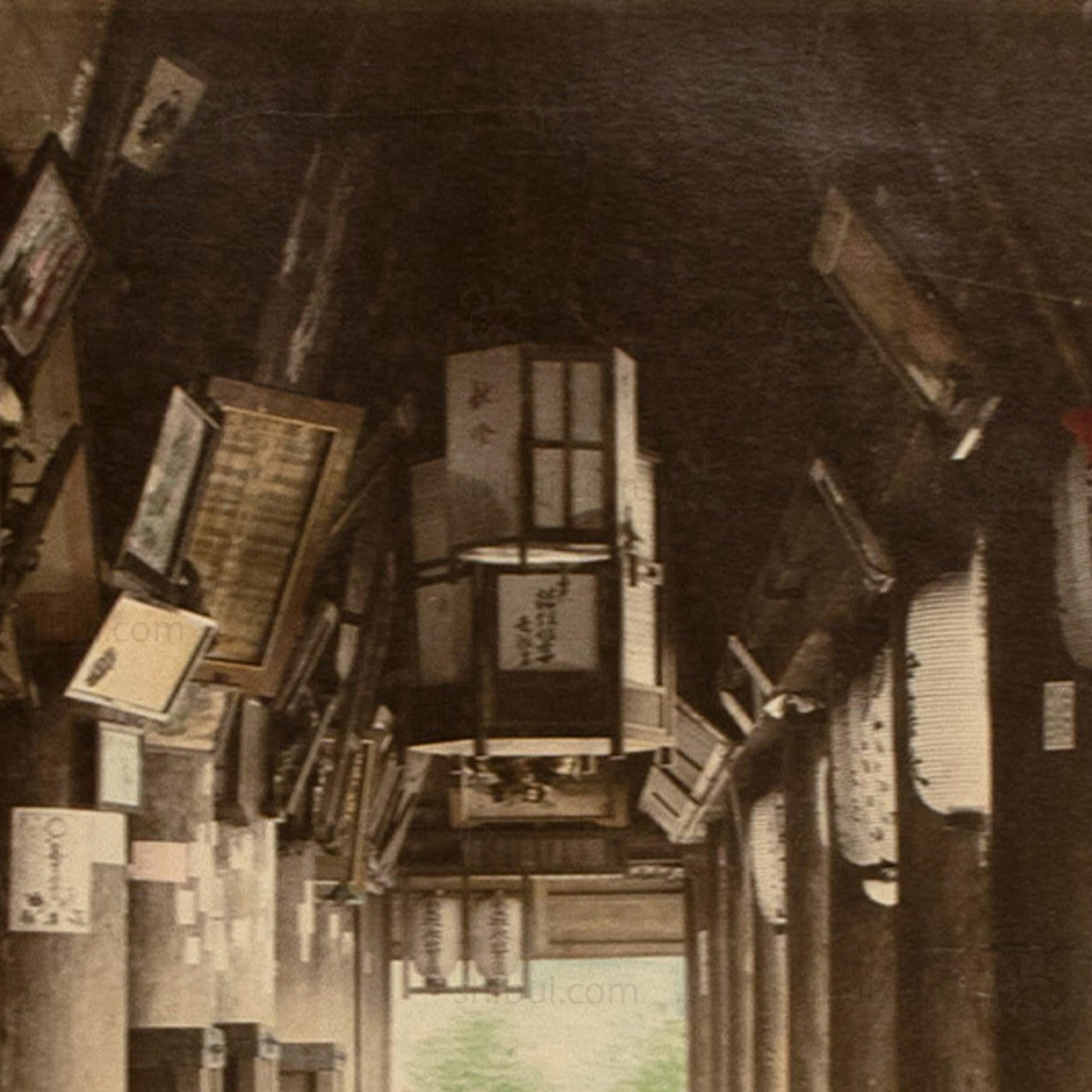 916 Kiyomizu at Kiyoto | Hand Tinted Albumen Japanese Photo by Tamamura