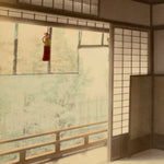 Japanese Antique Hand Tinted Photography | Interior of a Traditional House