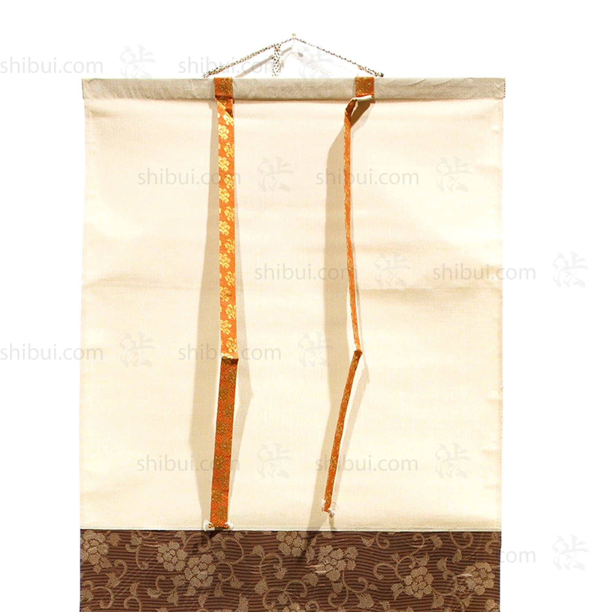 Oni and Maiden  Otsu-e Style - Vintage Japanese Scroll