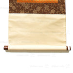 Oni and Maiden  Otsu-e Style - Vintage Japanese Scroll