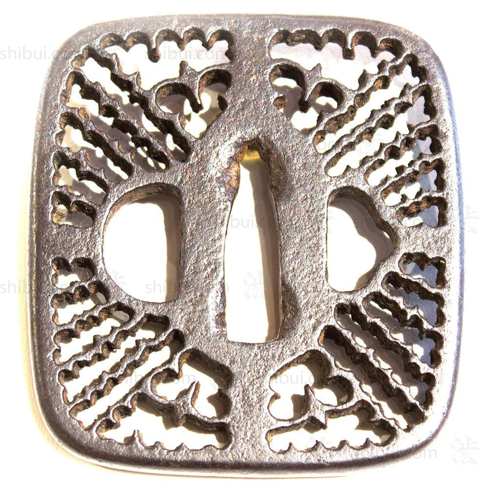 Tsuba Sword Guard with Hidden Christian Motif