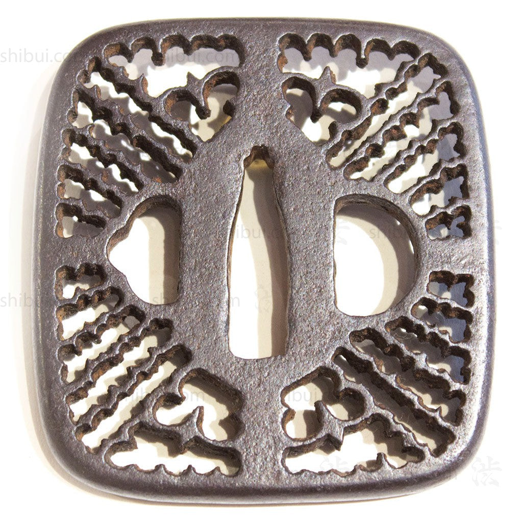 Tsuba Sword Guard with Hidden Christian Motif
