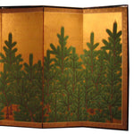 Gold Crane Screen Pair of Wedding Screens