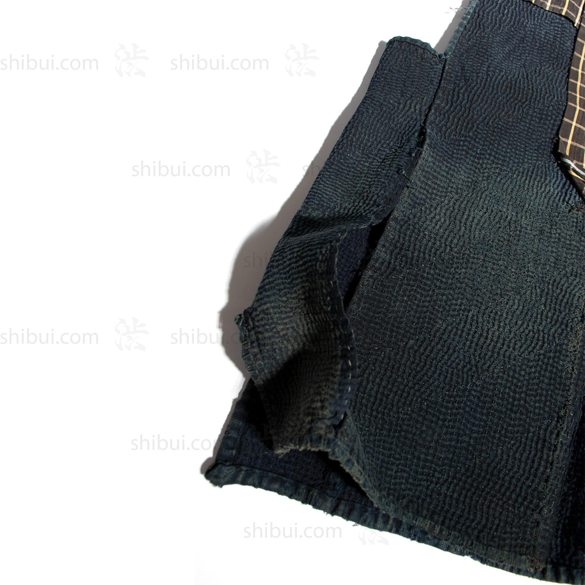 Sashiko Quilted Reinforced Indigo Cotton Workers Vest