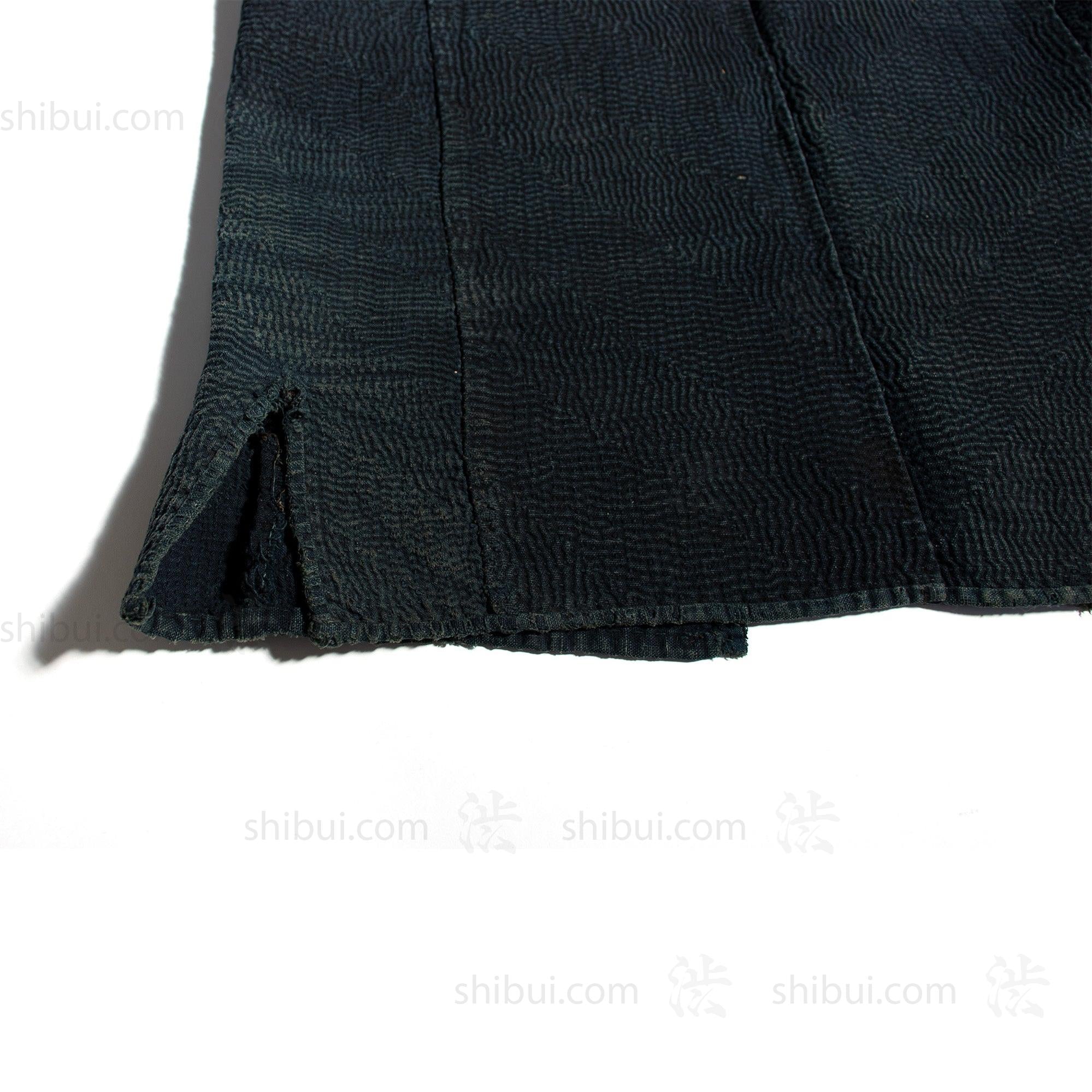 Sashiko Quilted Reinforced Indigo Cotton Workers Vest