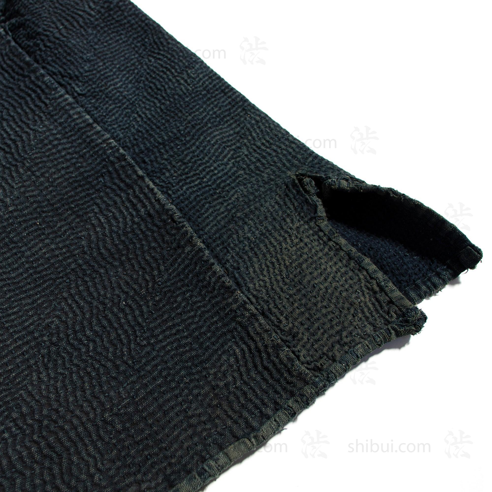 Sashiko Quilted Reinforced Indigo Cotton Workers Vest