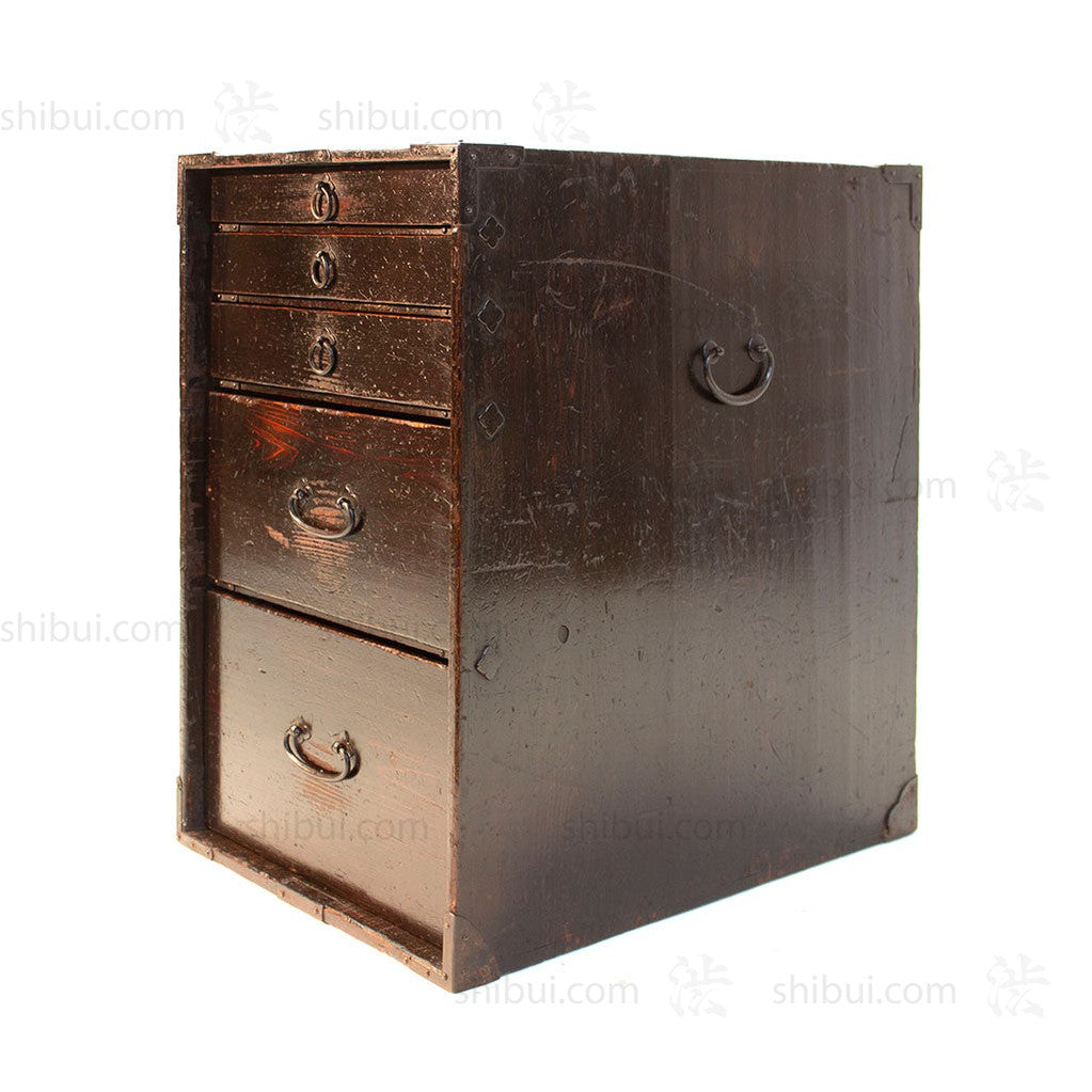 Antique Gyosho Bako | Japanese Peddler's Box