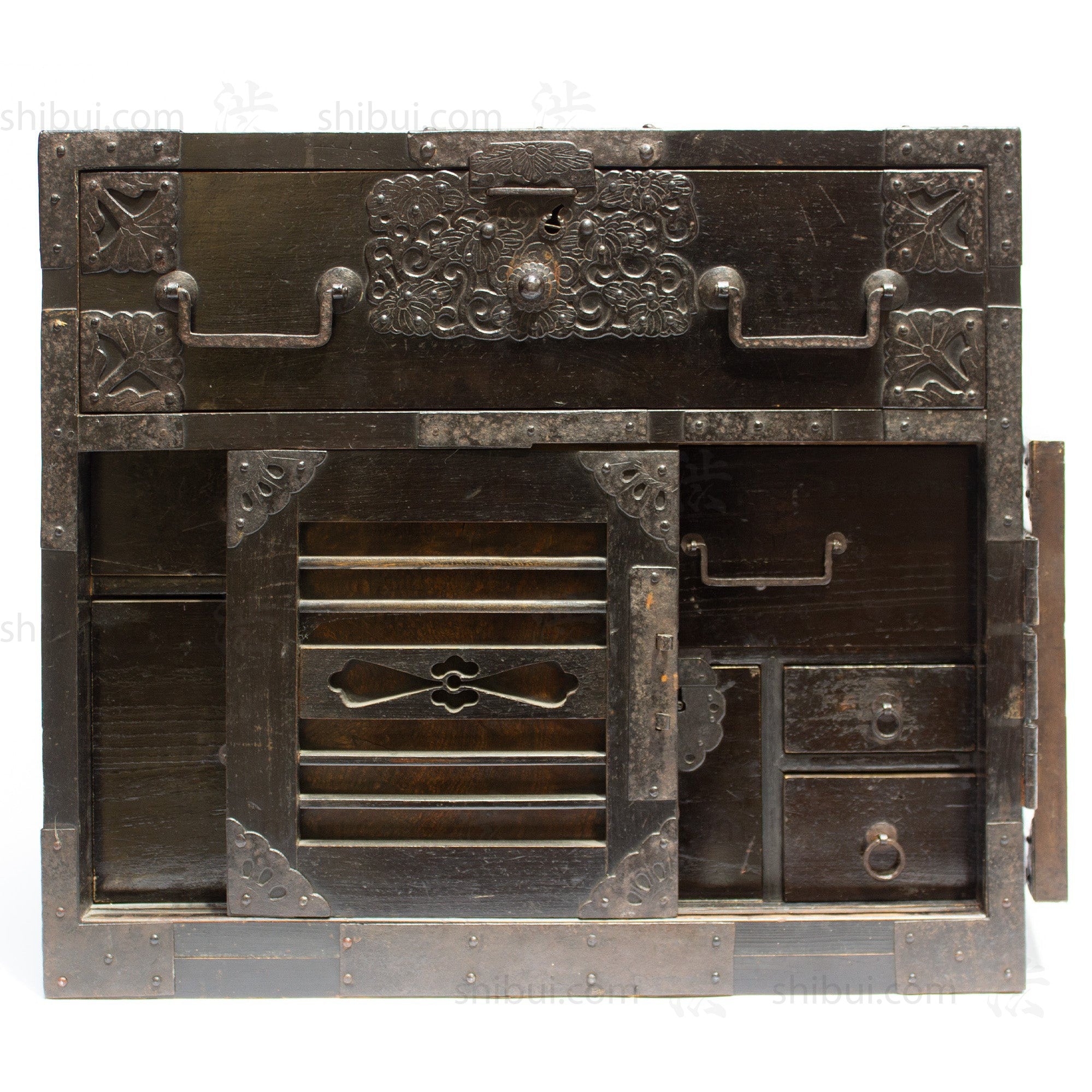 Japanese Antique Sea Captain's Chest