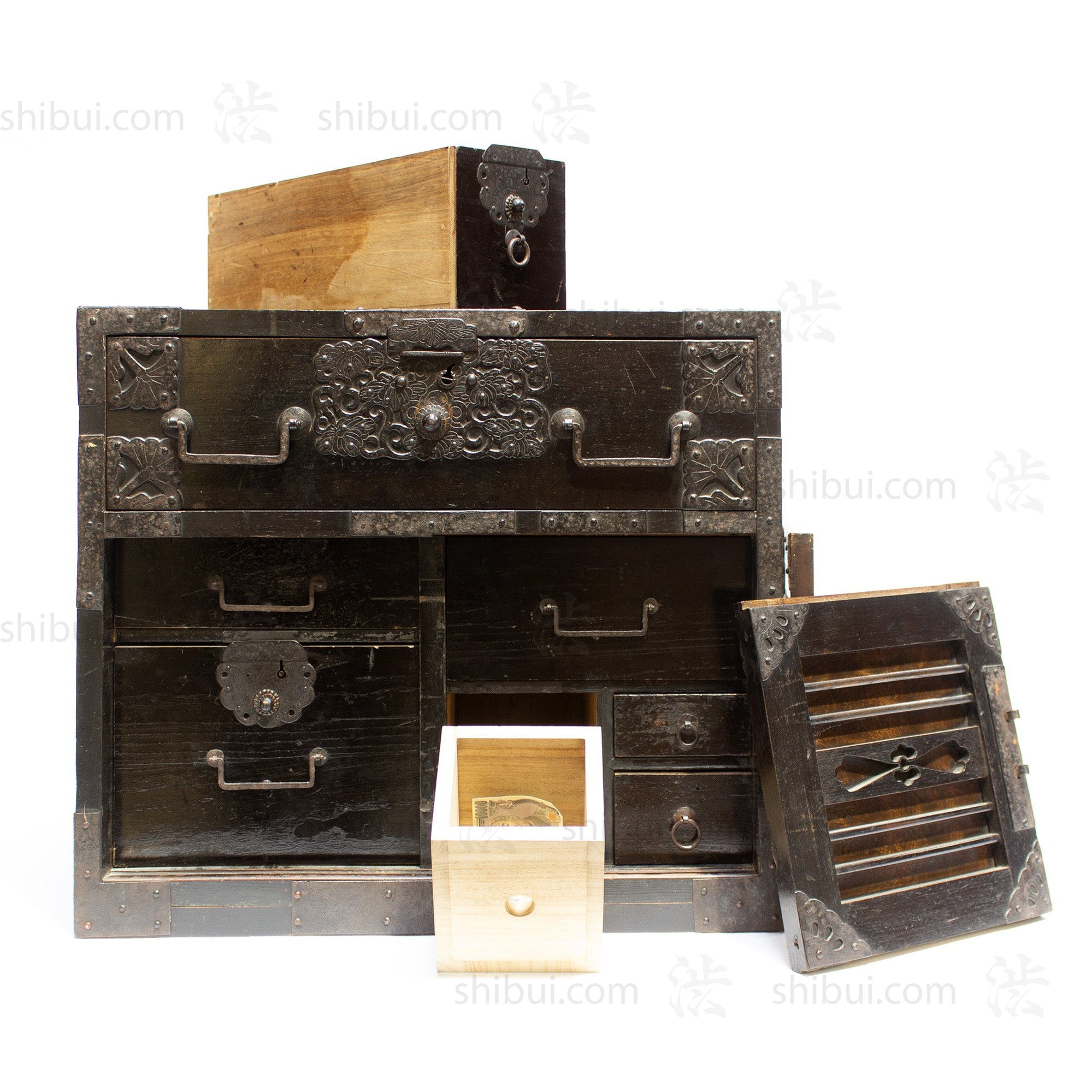 Japanese Antique Sea Captain's Chest