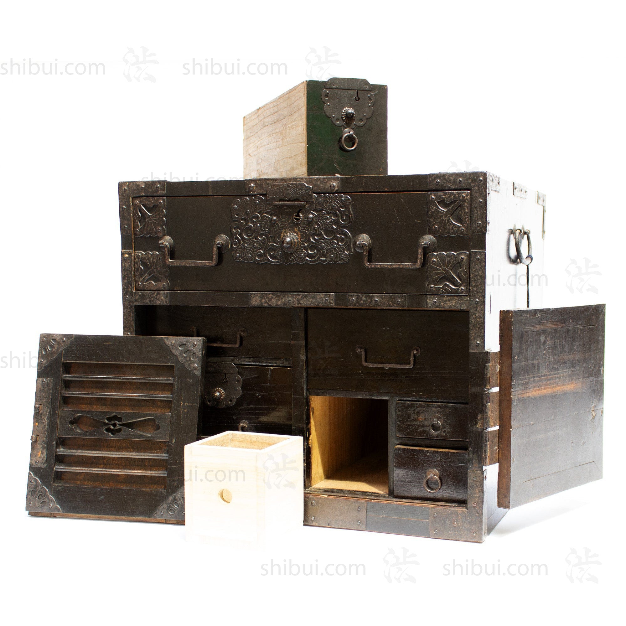 Japanese Antique Sea Captain's Chest