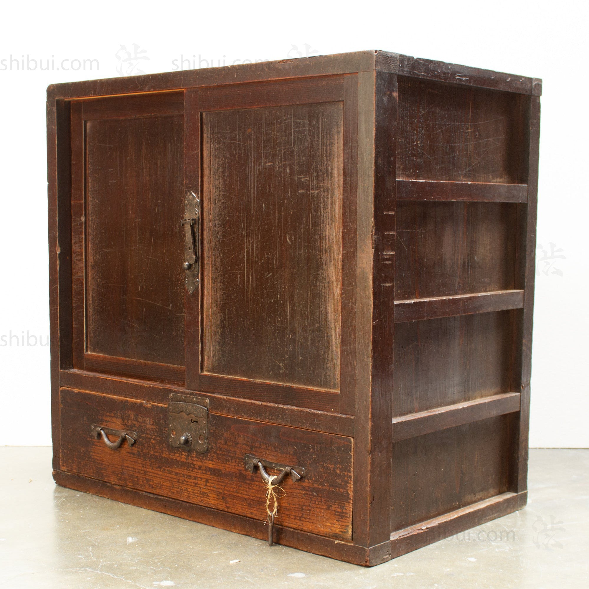 Merchant's Chest Japanese Antique Furniture Storage