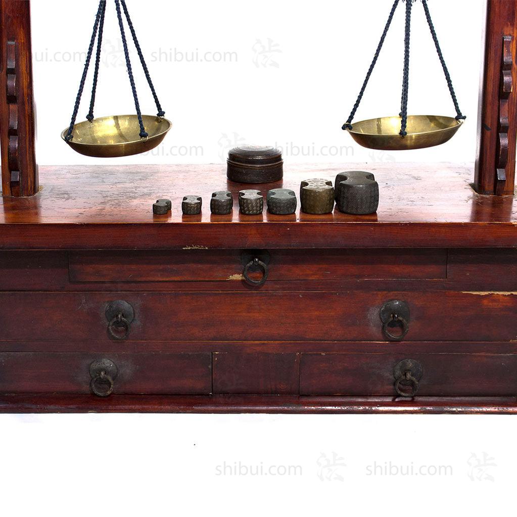 Merchant's Scale Japanese Antique Furniture Storage