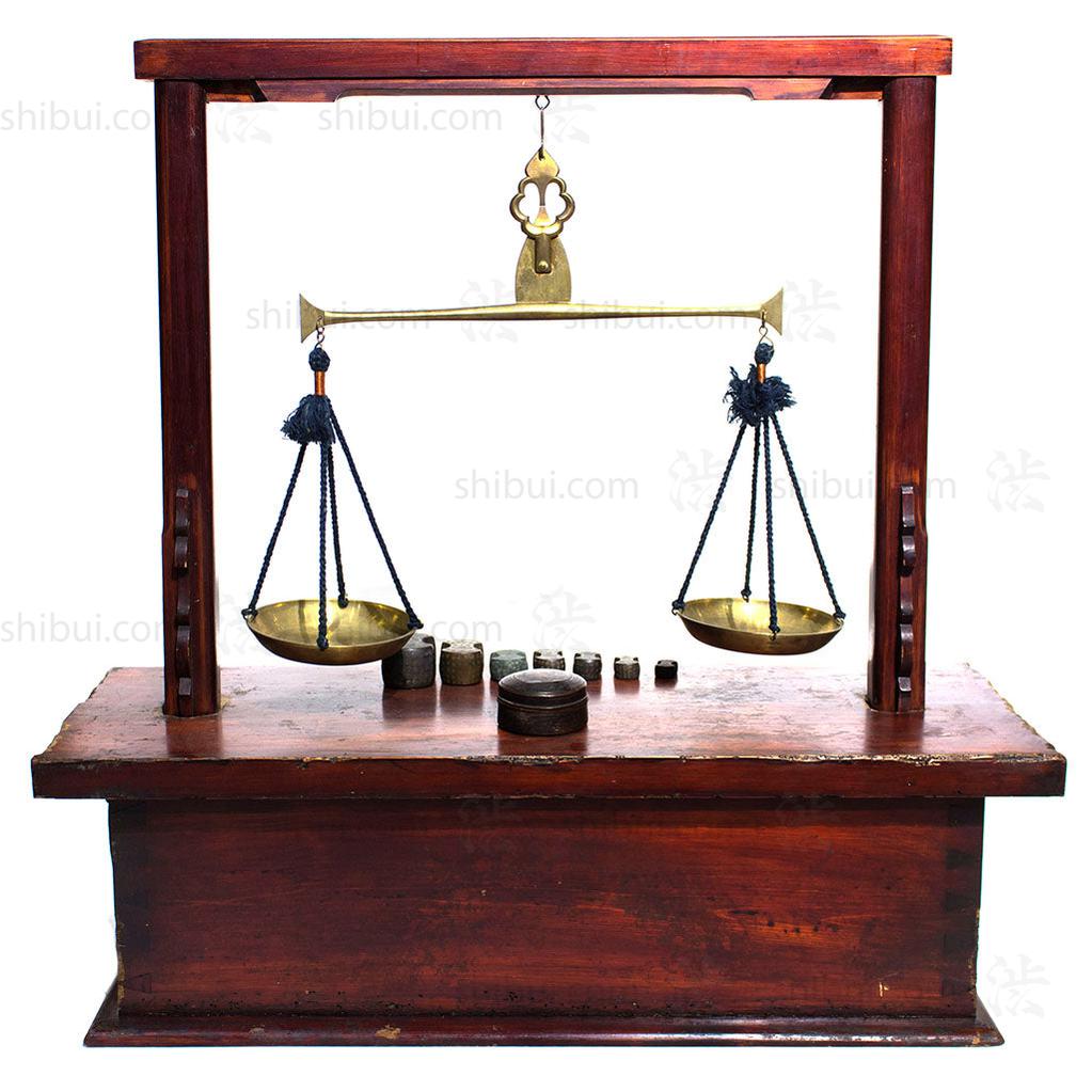 Merchant's Scale Japanese Antique Furniture Storage