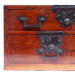 Japanese Antique Tansu Furniture Ships' Writing Box from Sakata