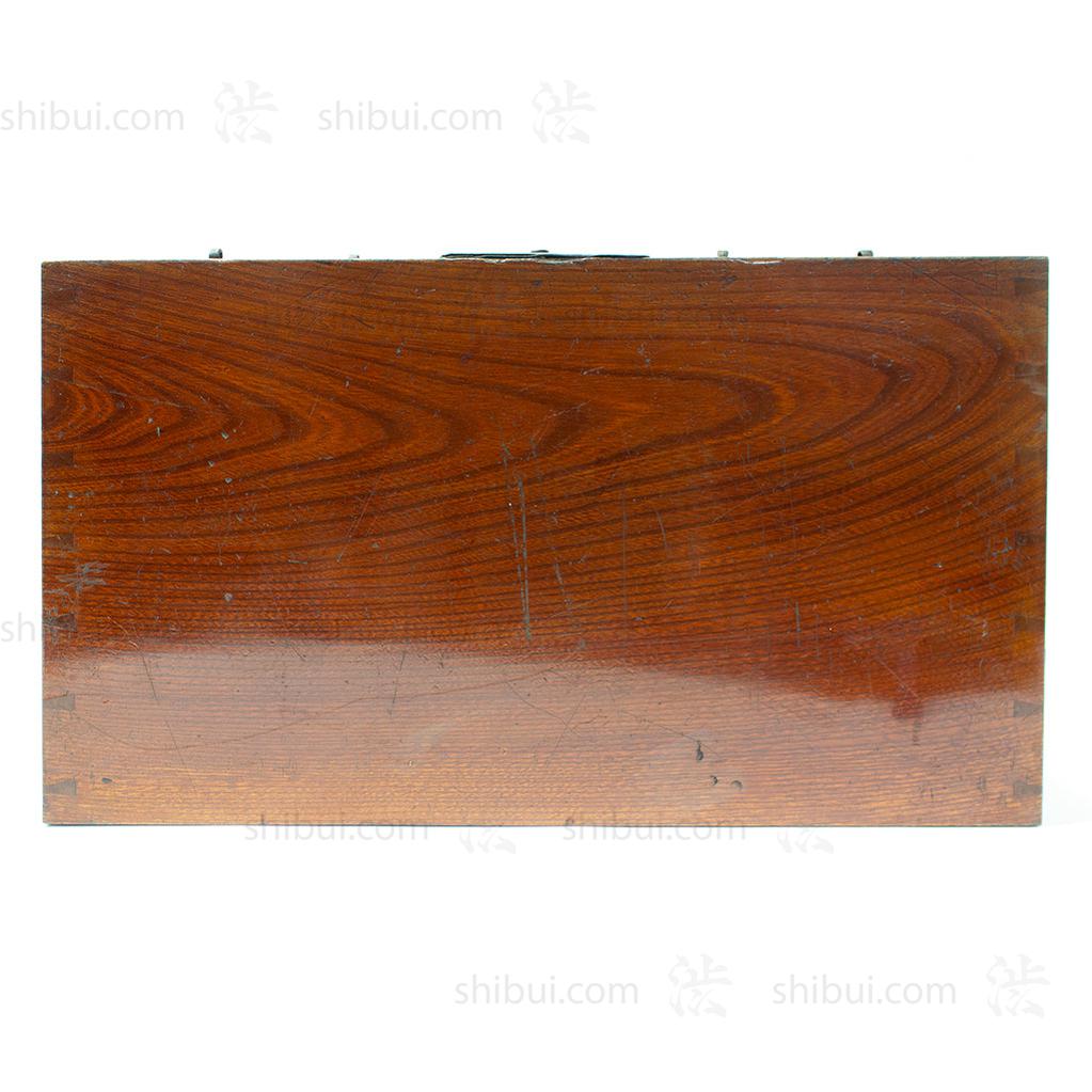 Japanese Antique Tansu Furniture Ships' Writing Box from Sakata