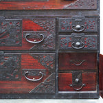 Rare Two Section Clothing Chest from Yahata,  Sado Island Japanese Antique Furniture