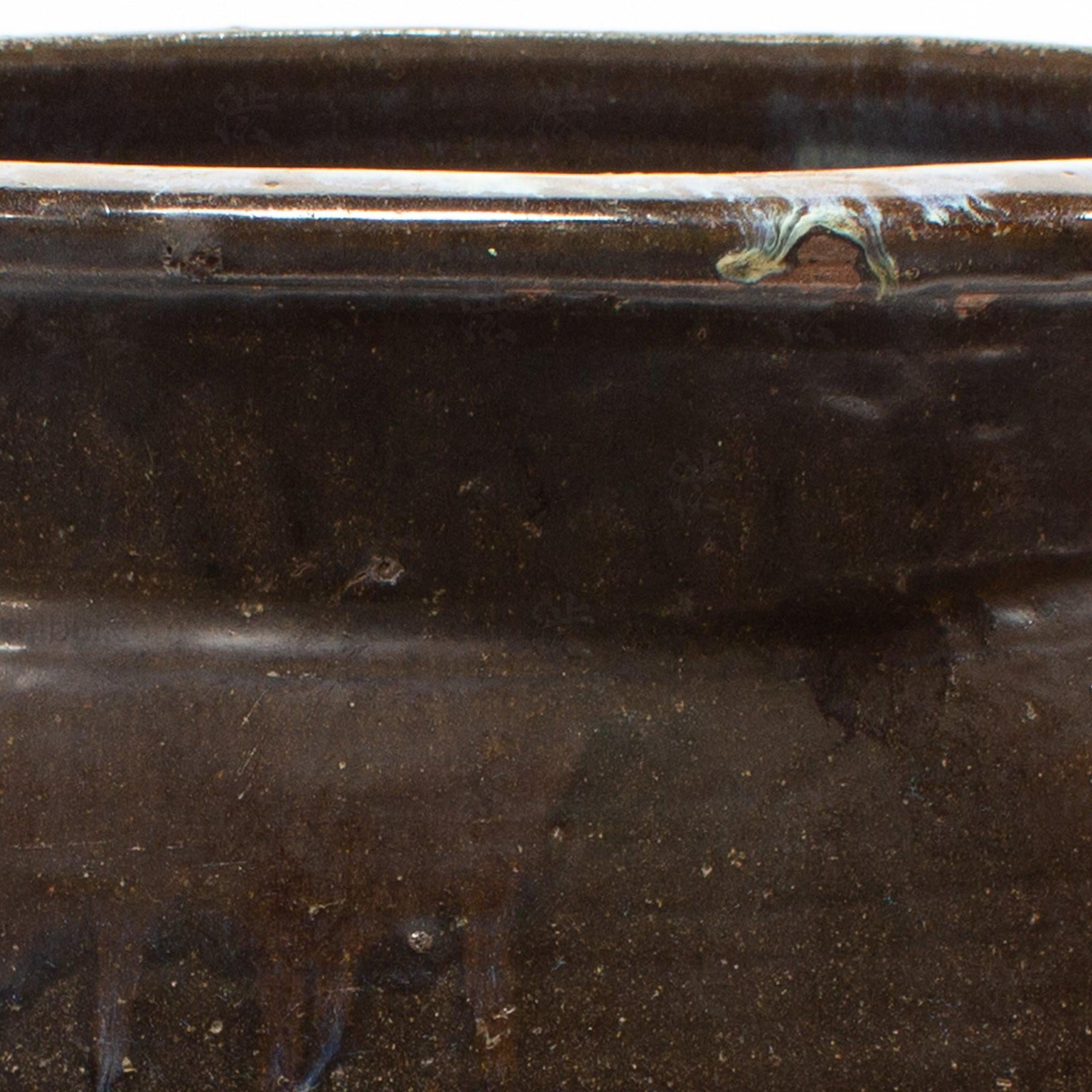 Tatenoshita Ware Antique Japanese Glazed Ceramic Jar