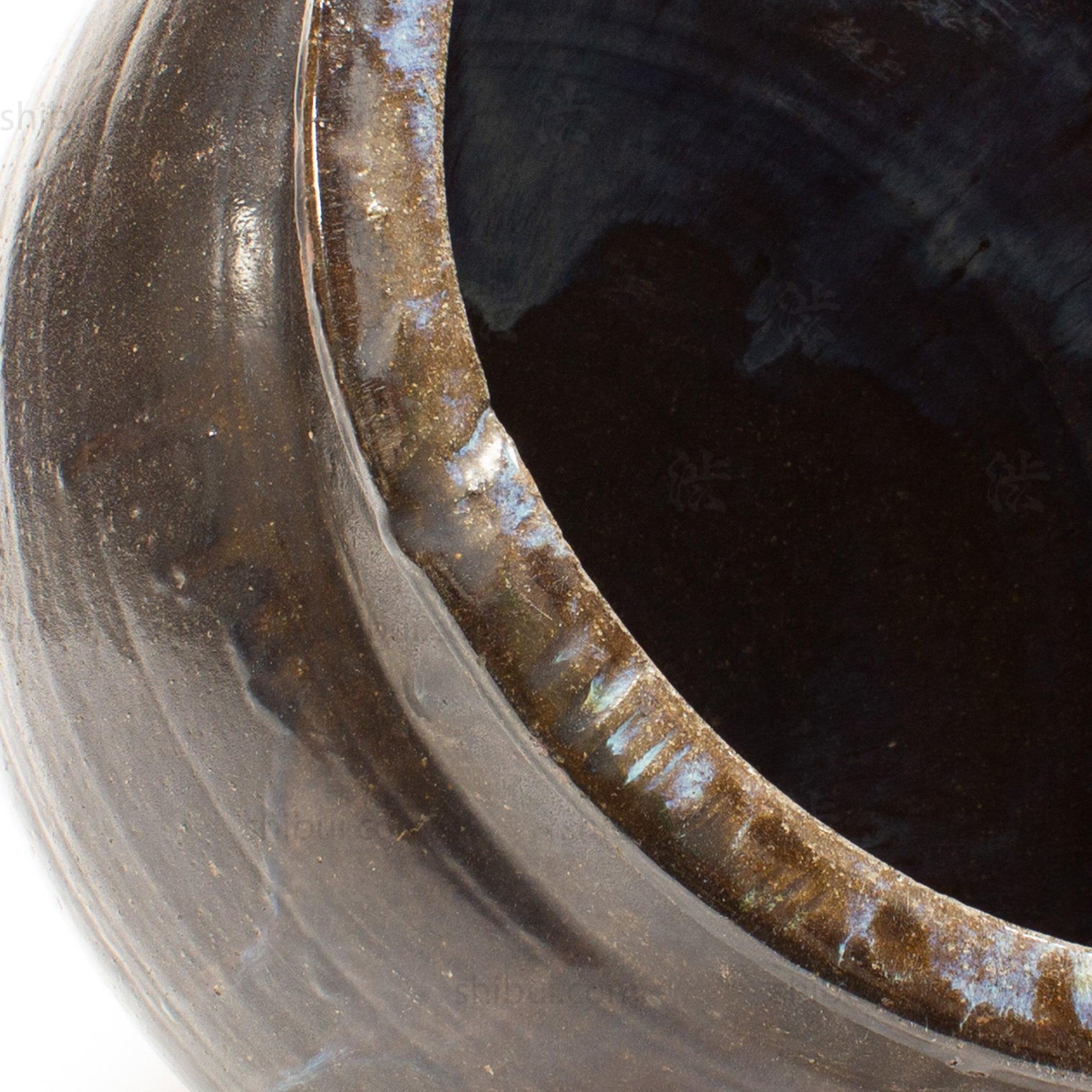 Tatenoshita Ware Antique Japanese Glazed Ceramic Jar