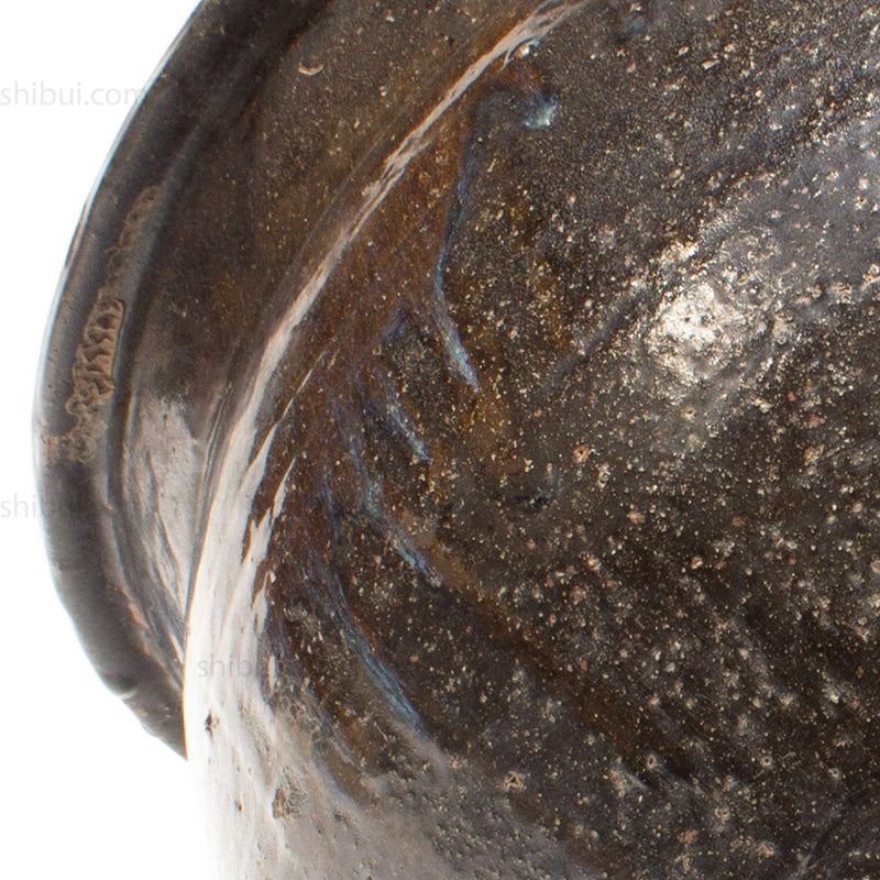 Tatenoshita Ware Antique Japanese Glazed Ceramic Jar