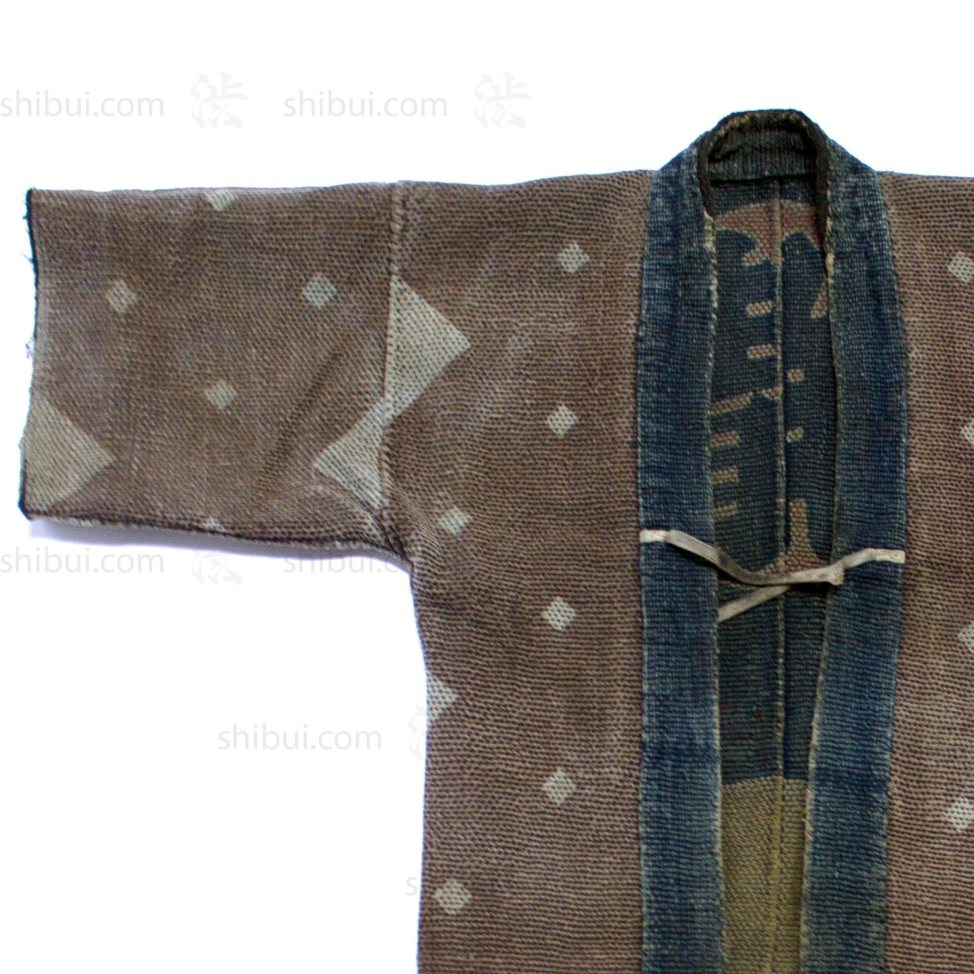 Antique Japanese Indigo Cotton Fireman's Coat