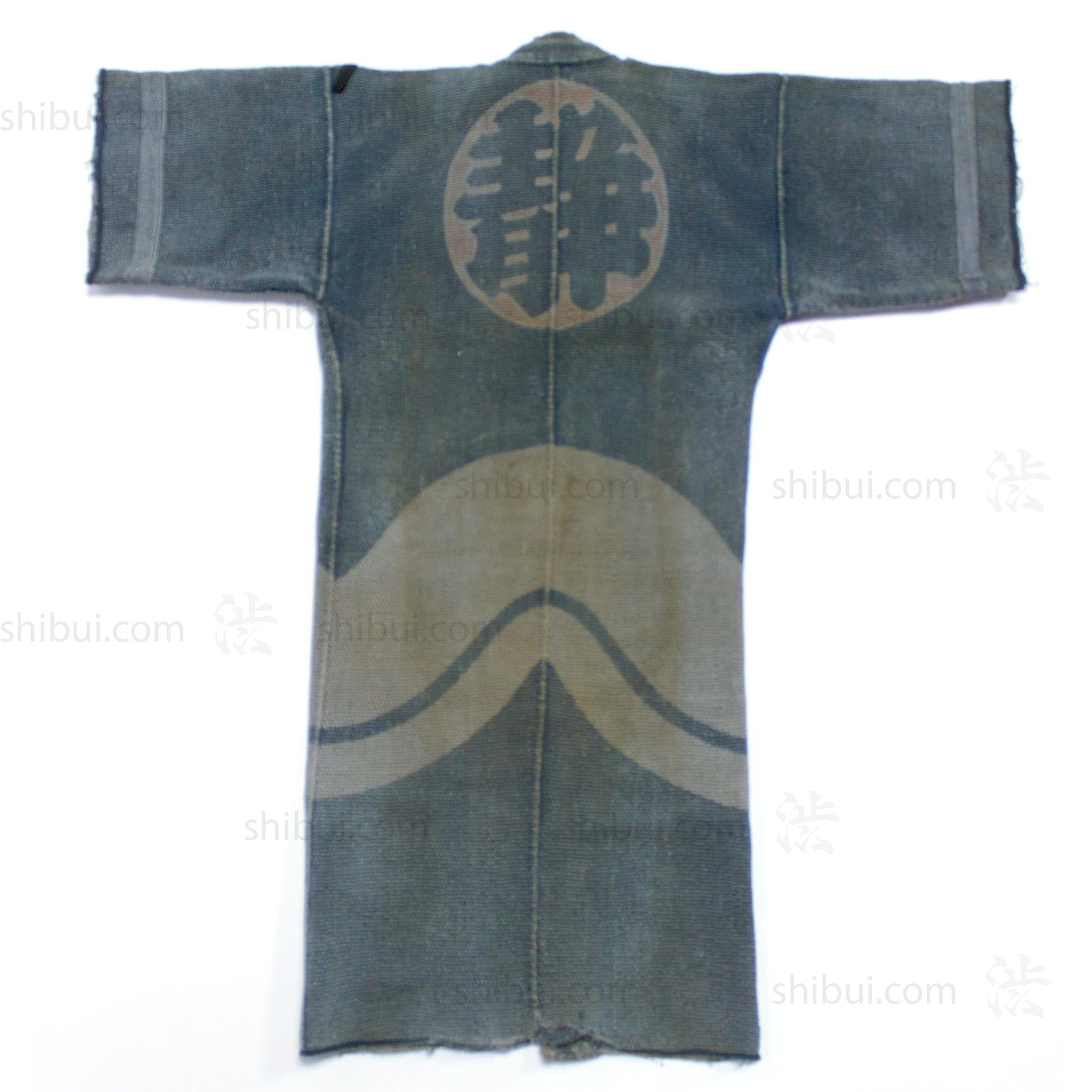 Antique Japanese Indigo Cotton Fireman's Coat