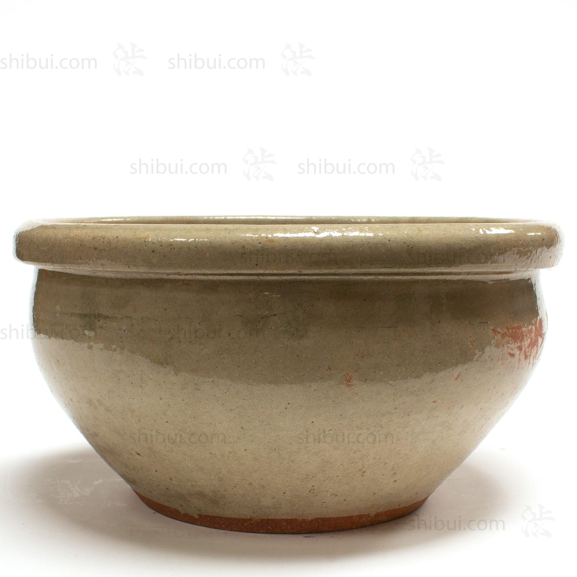 Antique Seto Stoneware Bowl