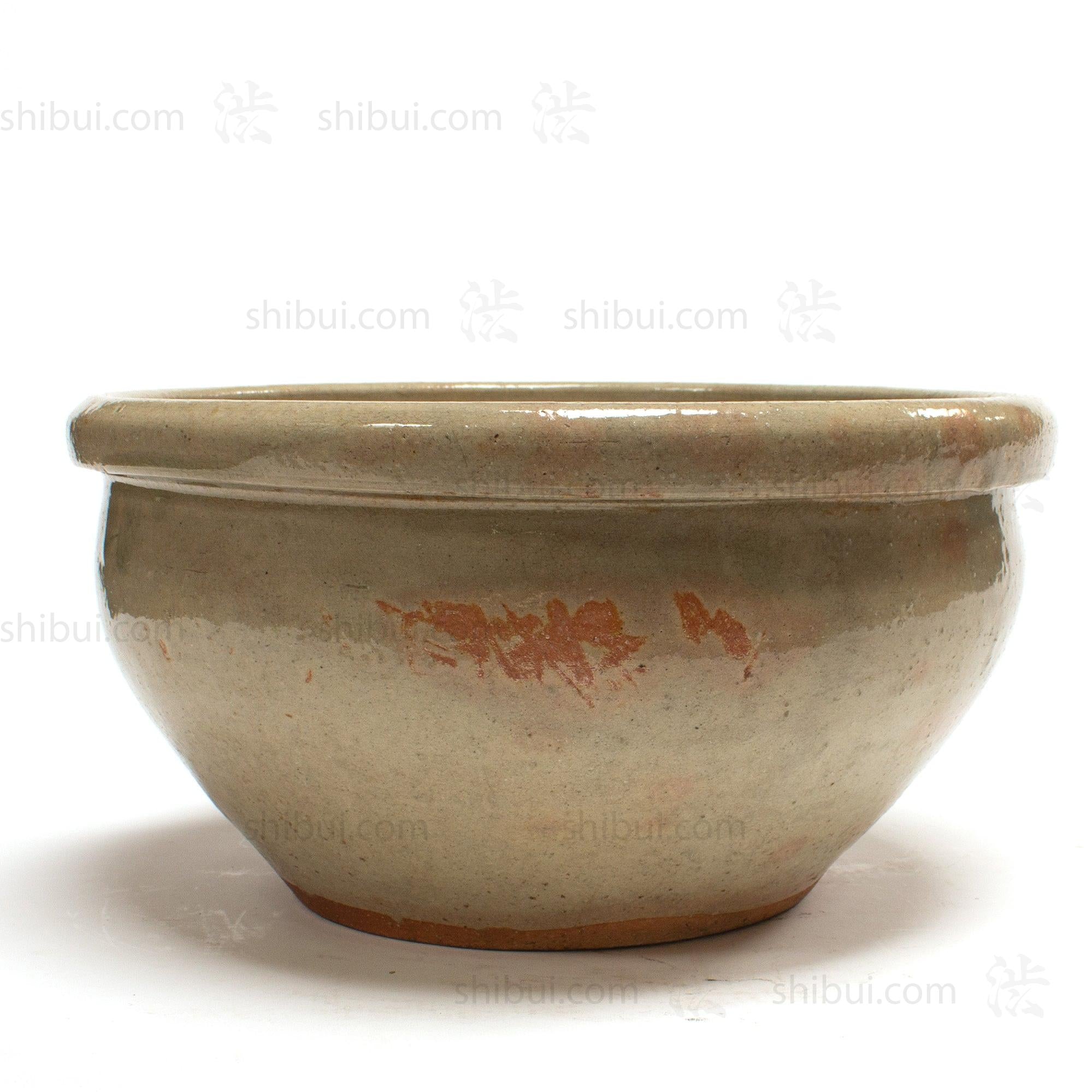 Antique Seto Stoneware Bowl