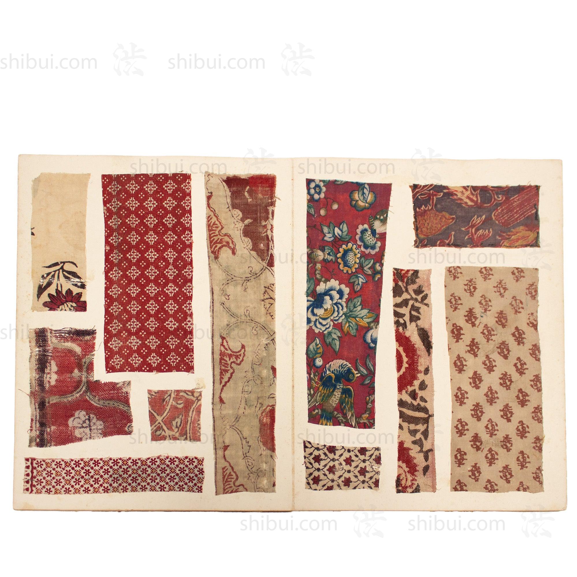 Antique Sarasa -Chintz | Mihon Cho Textile Collectors Sample Book