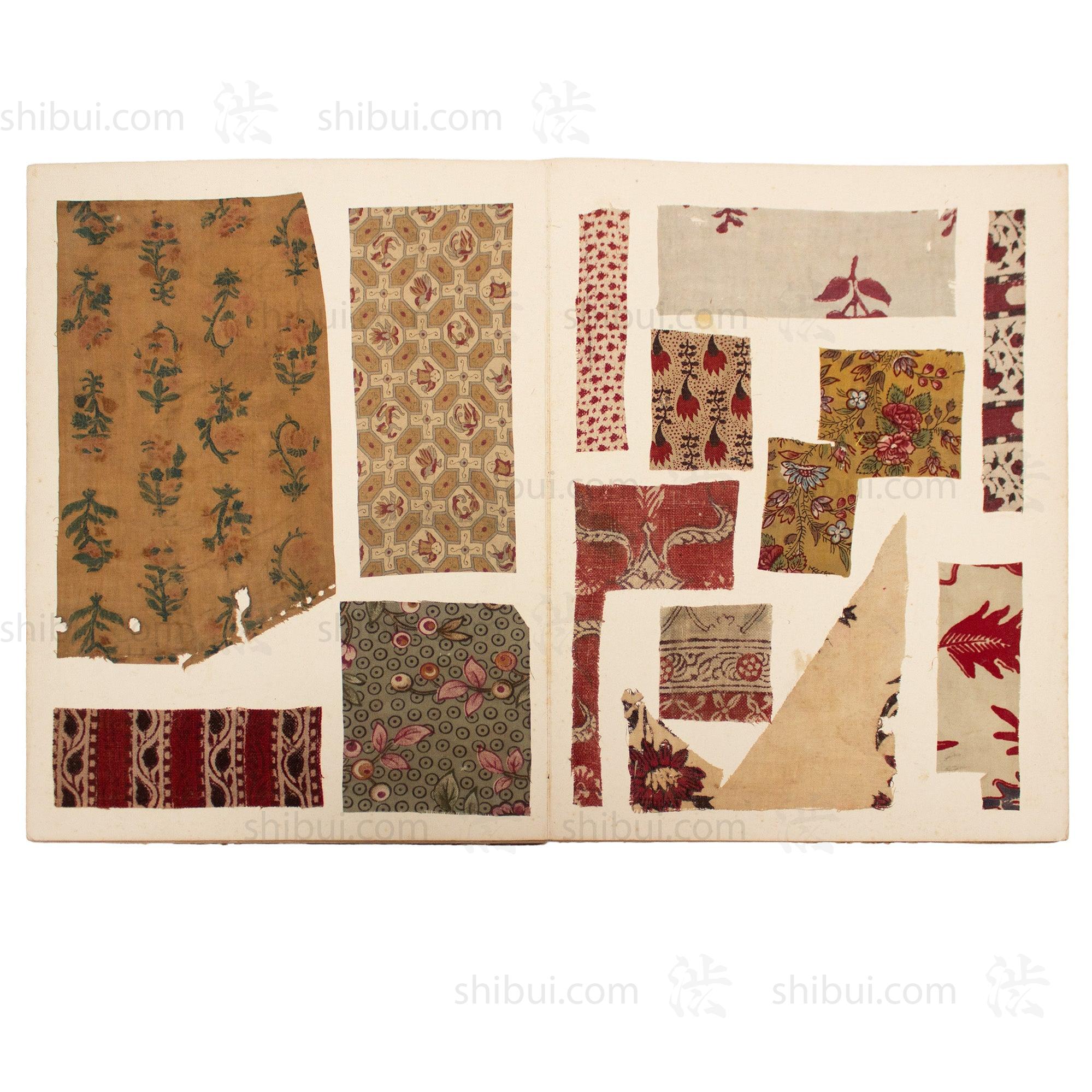 Antique Sarasa -Chintz | Mihon Cho Textile Collectors Sample Book