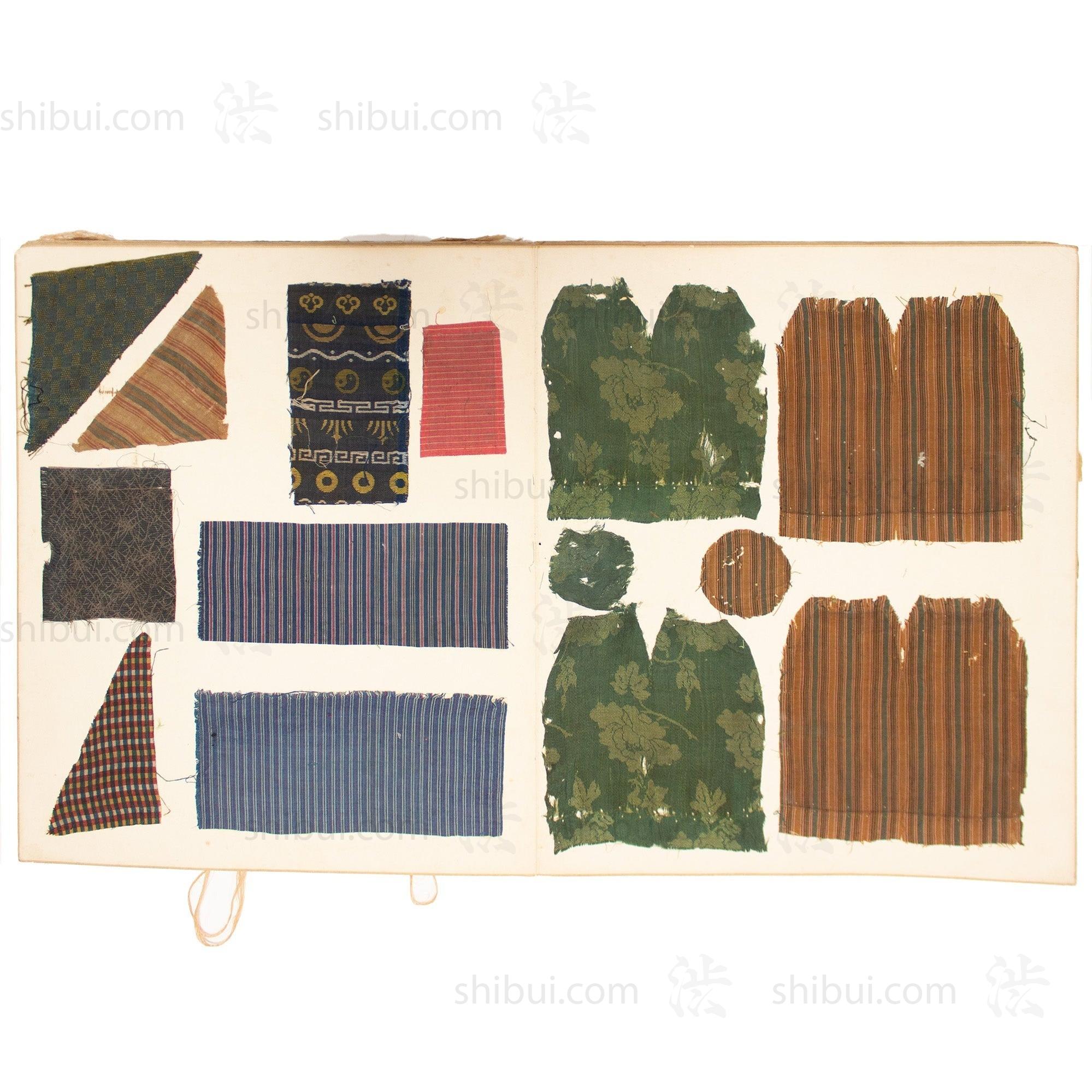 TE-KAGAMI - Collectors Sample Book of Antique Japanese Textiles.