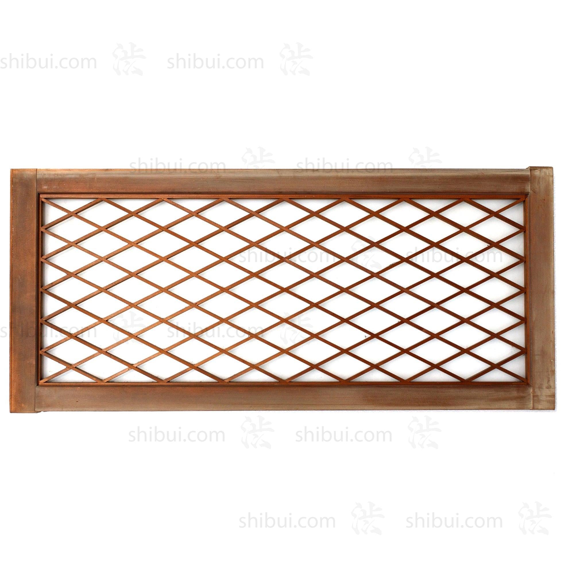 Wood and Glass Panel | Japanese Cedar Architectural Panel | Screen