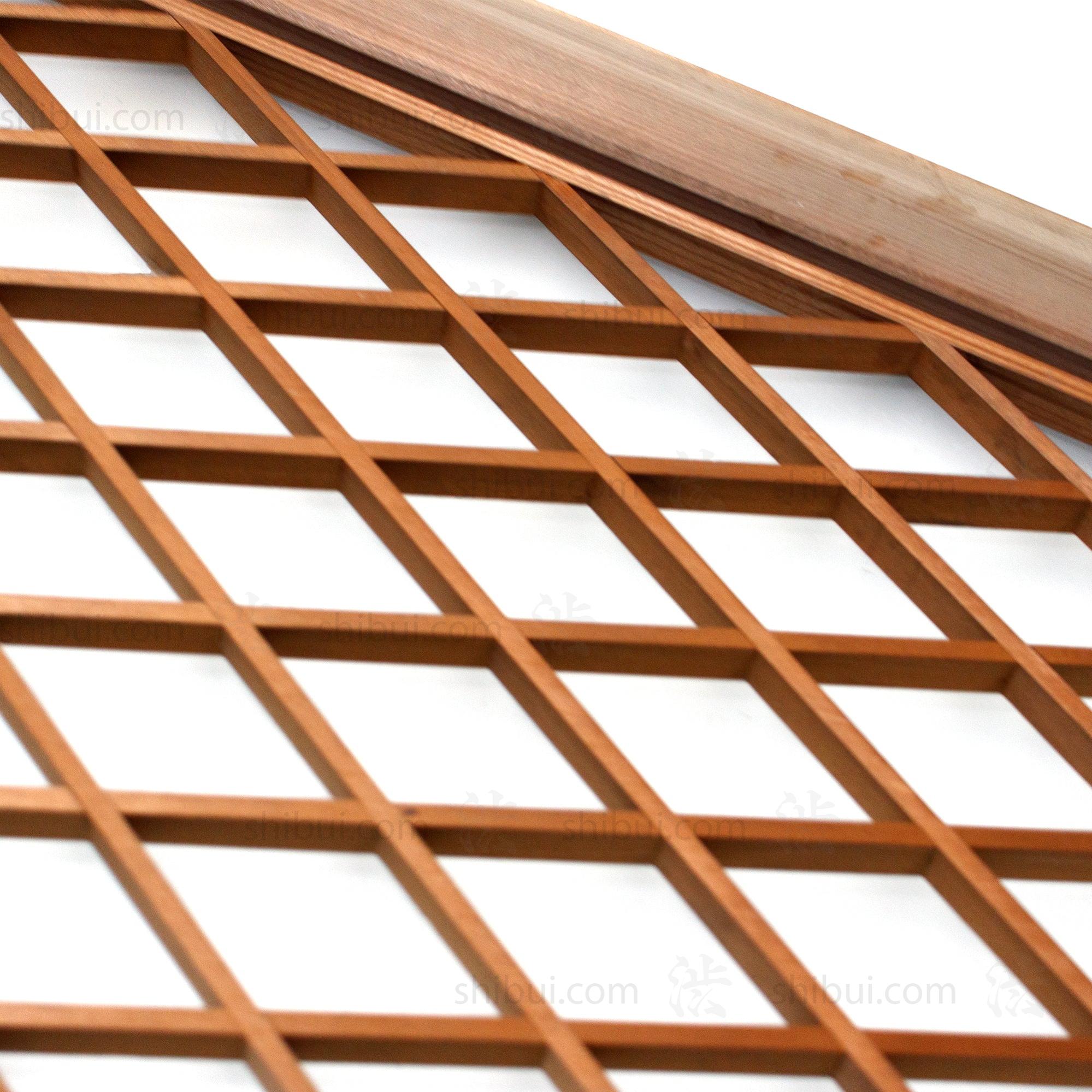 Wood and Glass Panel | Japanese Cedar Architectural Panel | Screen