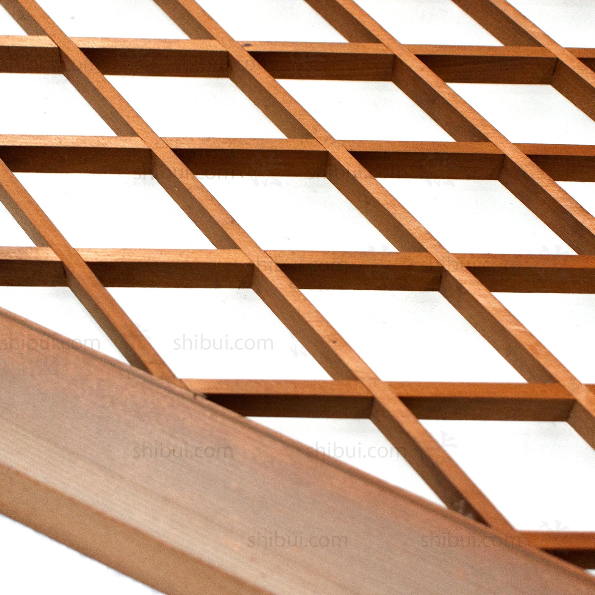 Wood and Glass Panel | Japanese Cedar Architectural Panel | Screen