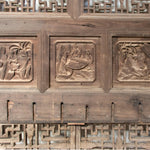 Wooden 19th Century Chinese House Façade | Architectural Decor